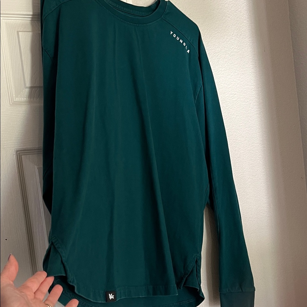 Young LA Teal Long Sleeve Shirt